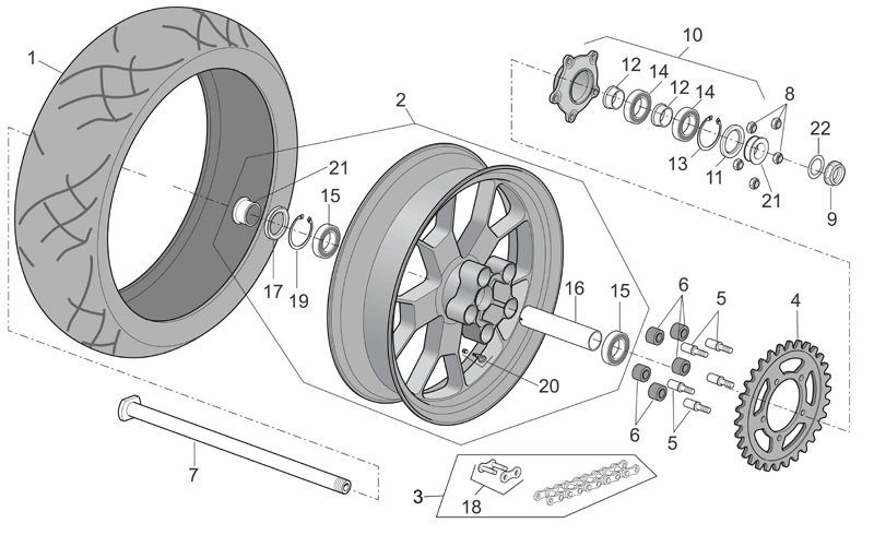 Internal spacer