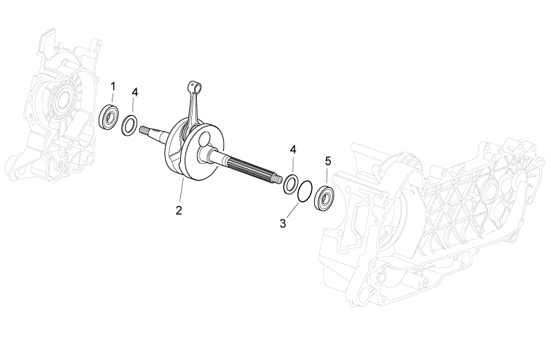 Crankshaft, assy. class 2
