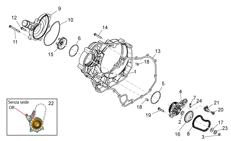 COMPLETE CLUTCH COVER