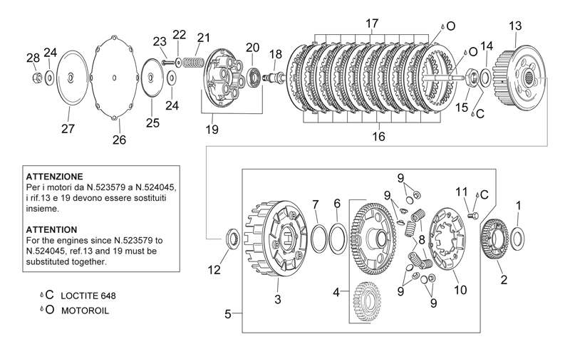 Steel clutch discs 10 pc.