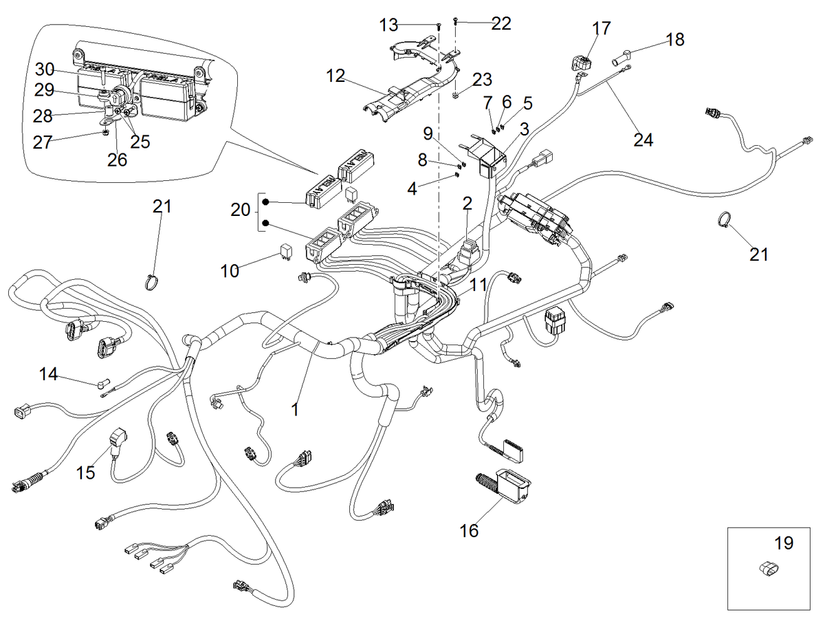 Main wiring harness