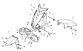 Front shield, green