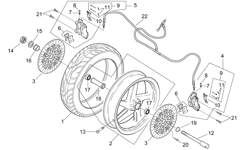 LH front brake caliper
