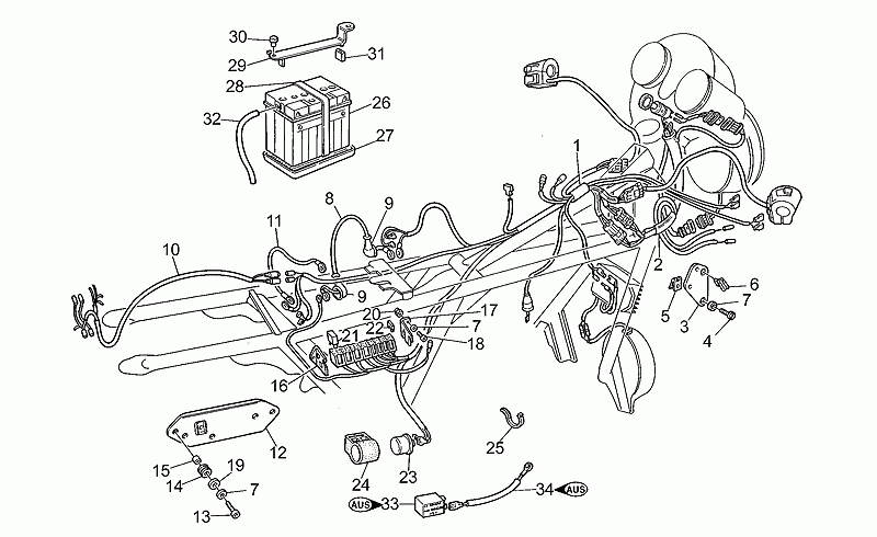 Ground-battery lead