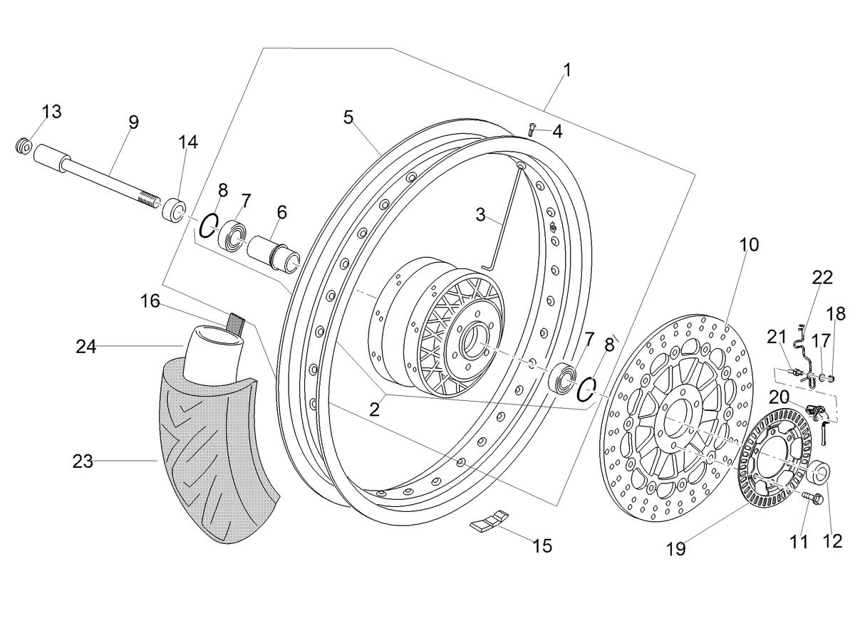 Front/rear tyre 110/80/R18 MT 60 RS Pirelli