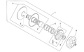 Variator spring cup