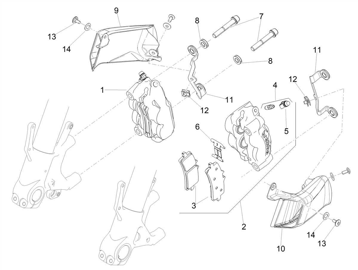 Air intake support