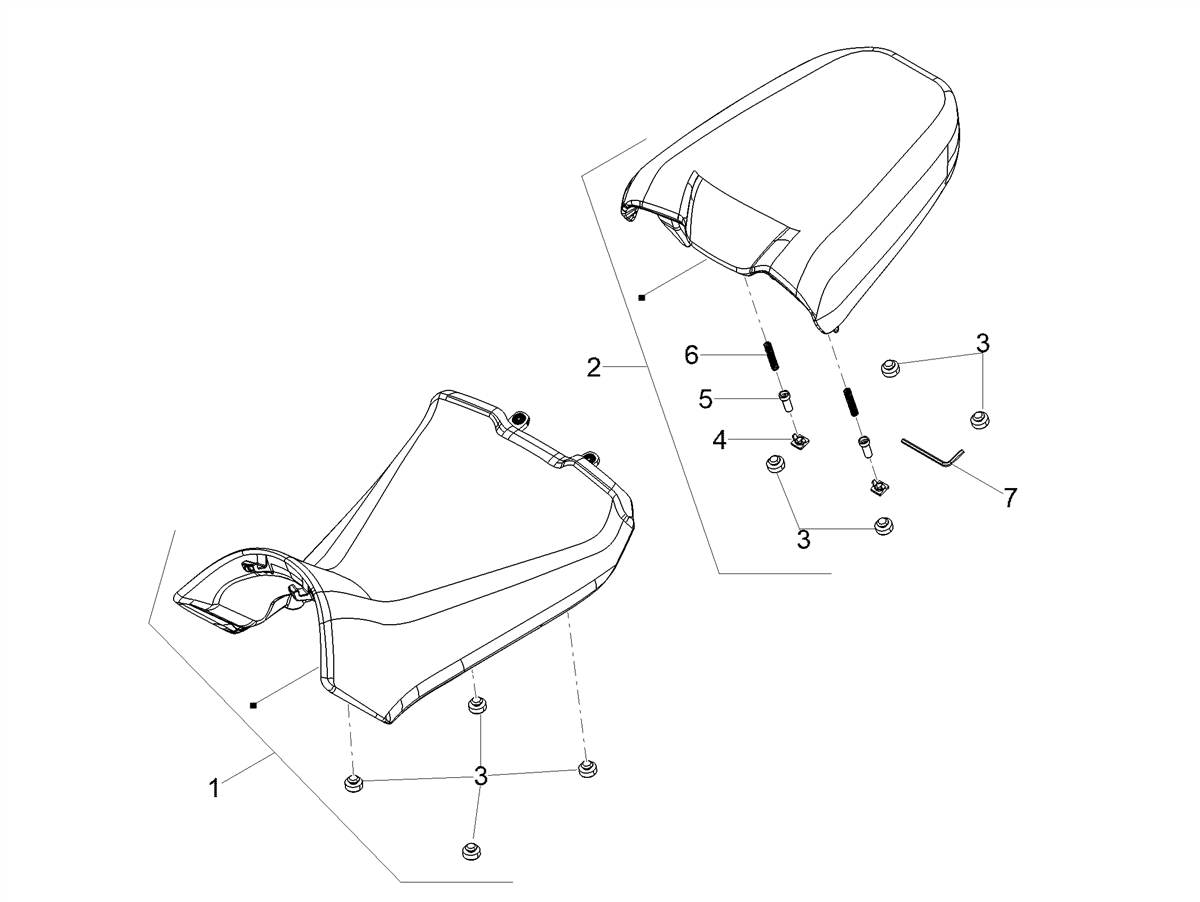 Heated passenger seat