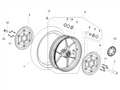 Front wheel spindle