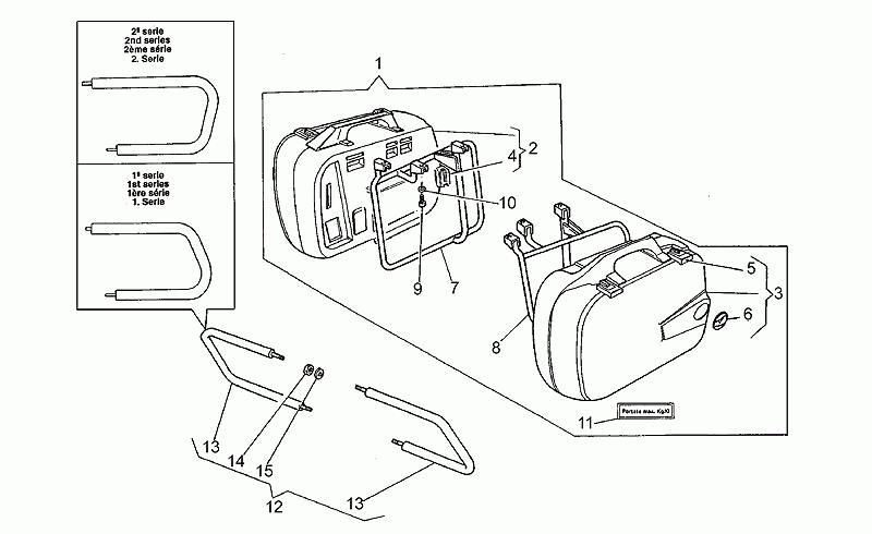 Suitcase kit 30 L