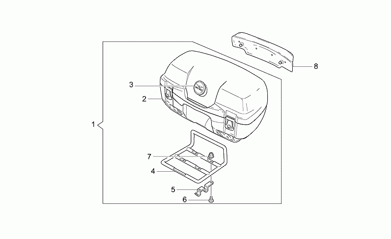 Top box 45 L