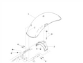 Rear mudguard