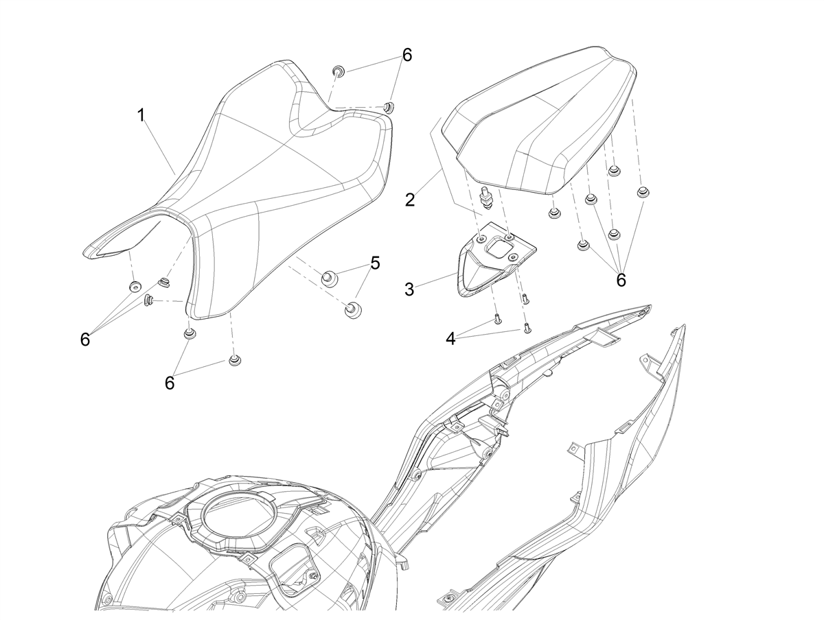Driver saddle