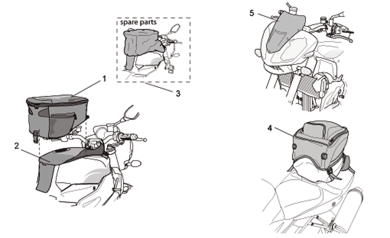 Rainproof bag cover
