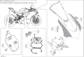Cover for removing number plate holder. - COVER PLATE HOLDER