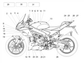 LH Fuel tank decal "aprilia"