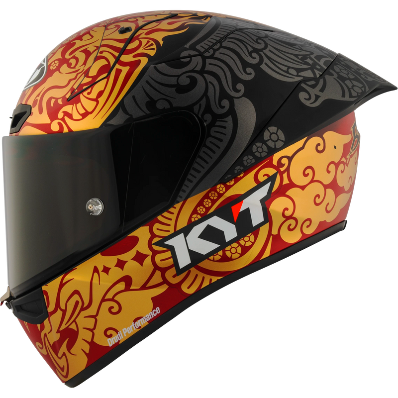 KYT KX-1 Race GP Full-Face Race Replica Motorcycle Helmets - Bastianini Indonesia 2023 Replica (Matte)