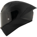 KYT KX-1 Race GP Full-Face Motorcycle Helmets - Plain Black (Matte)